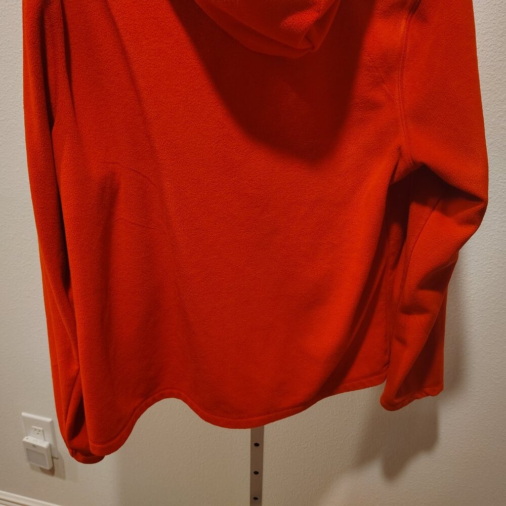 Danskin Now Women's Red Fleece Hoodie Size XL Polyester Full Zipper - Picture 10 of 11